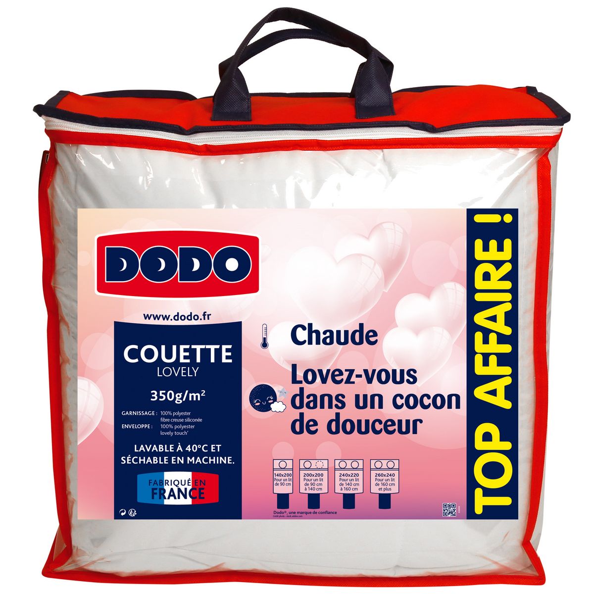 DODO, Couette CONFORT MAX Thermolite Ultra Chaude - 220 x 240 cm