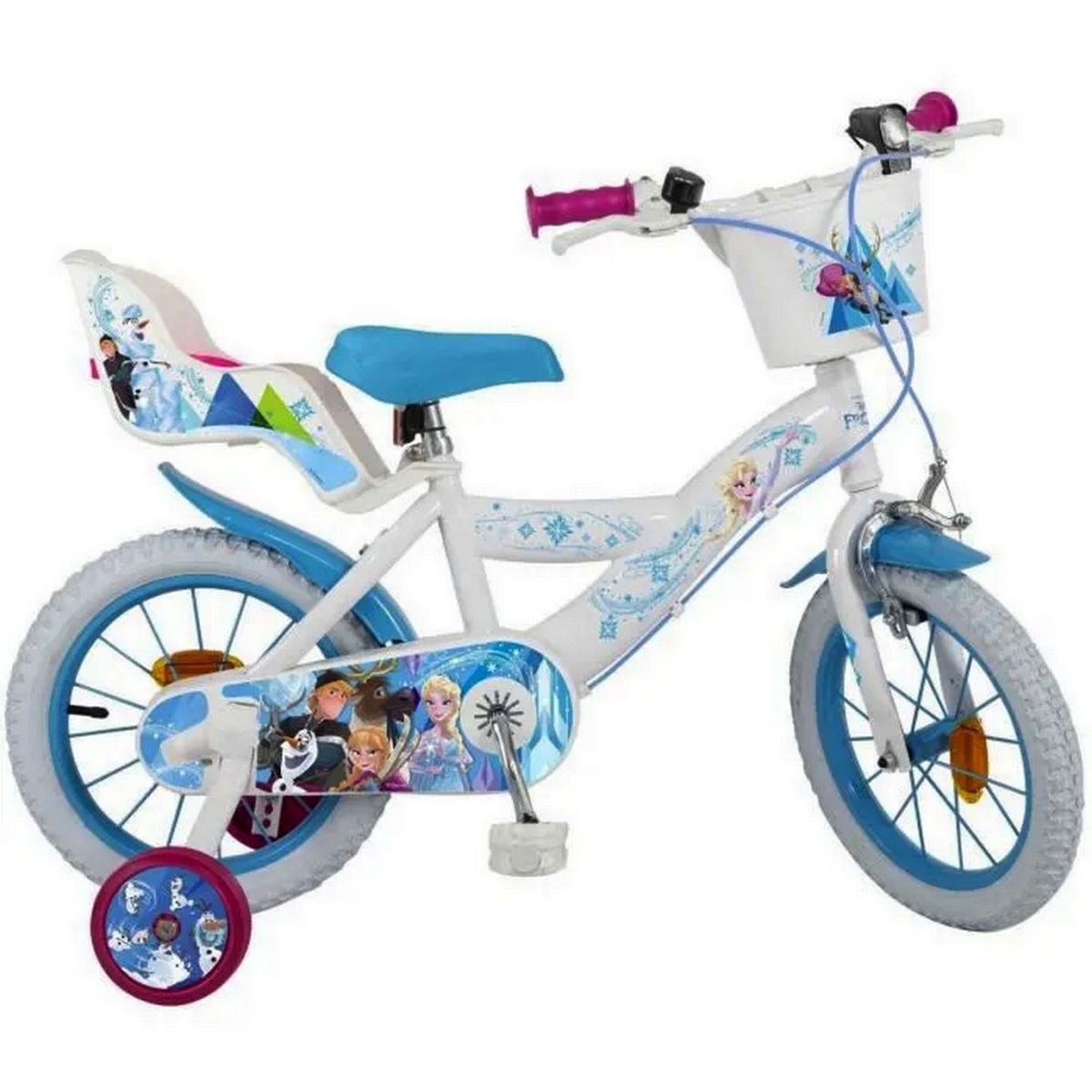 Vélo fille 16 2025 pouces reine des neiges