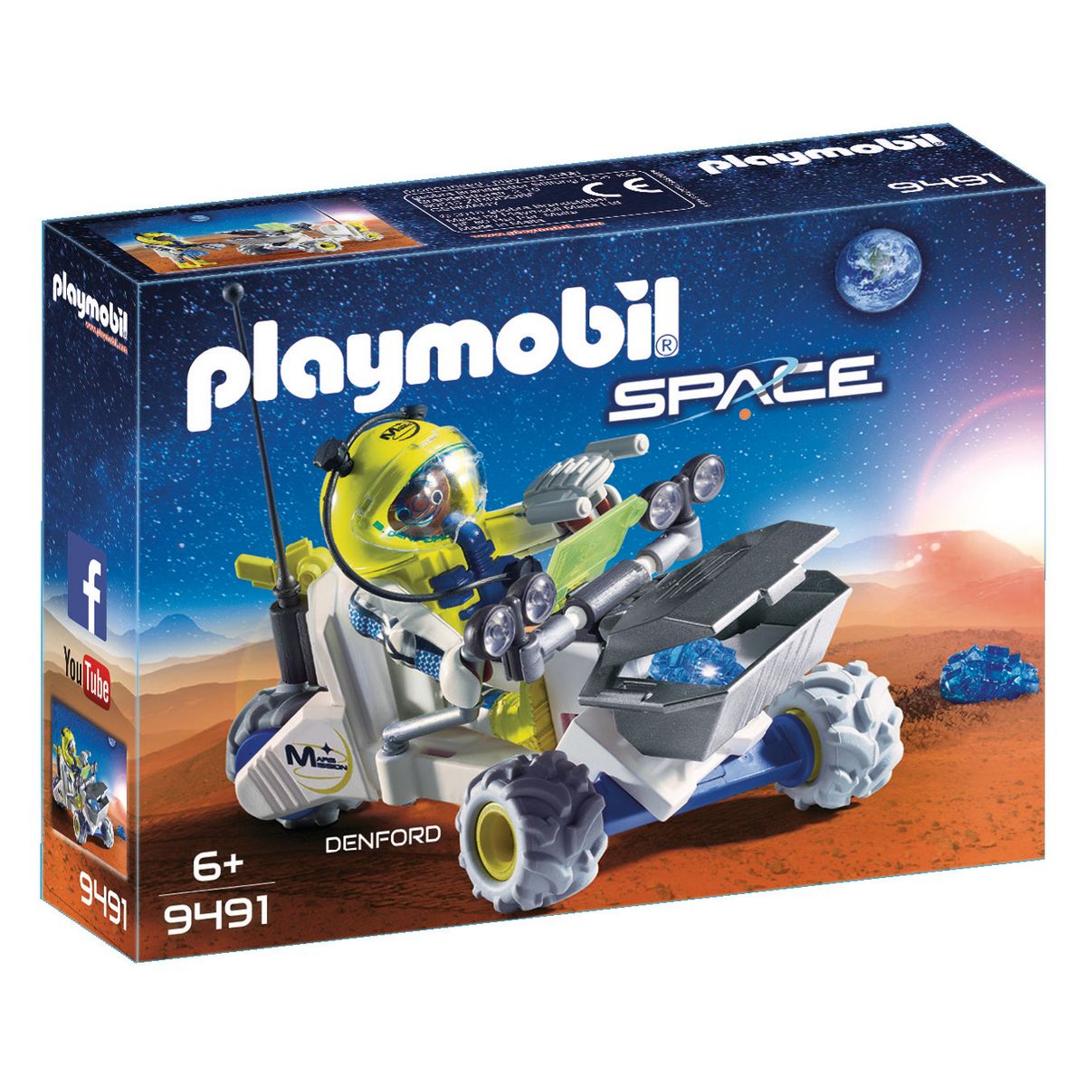 9491 - Playmobil Space - Spationaute véhicule d'exploration