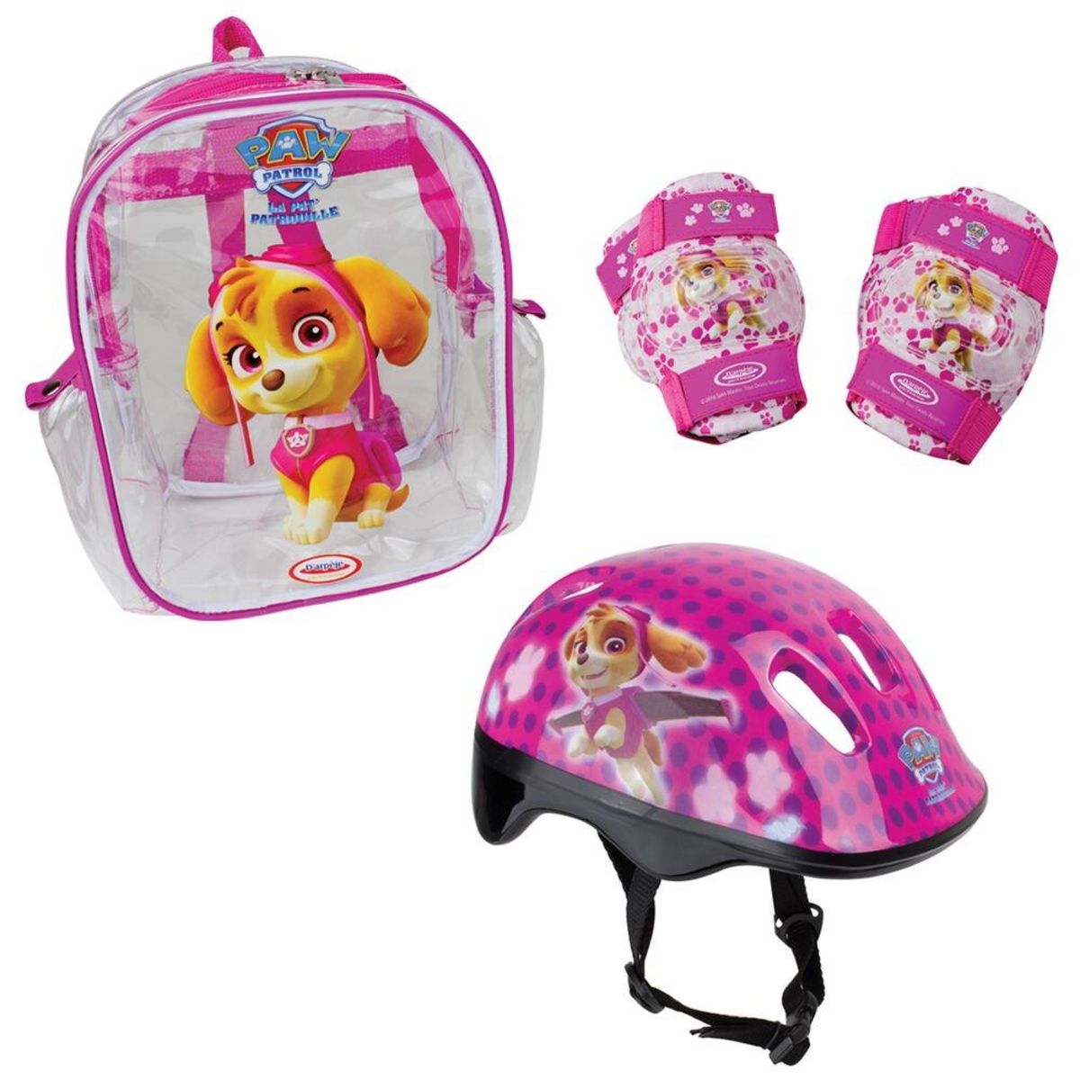 Set de protection+ casque + sac - Pat Patrouille Stella