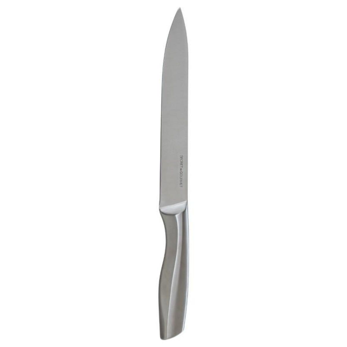  Couteau à Trancher Inox Forgé 34cm Gris