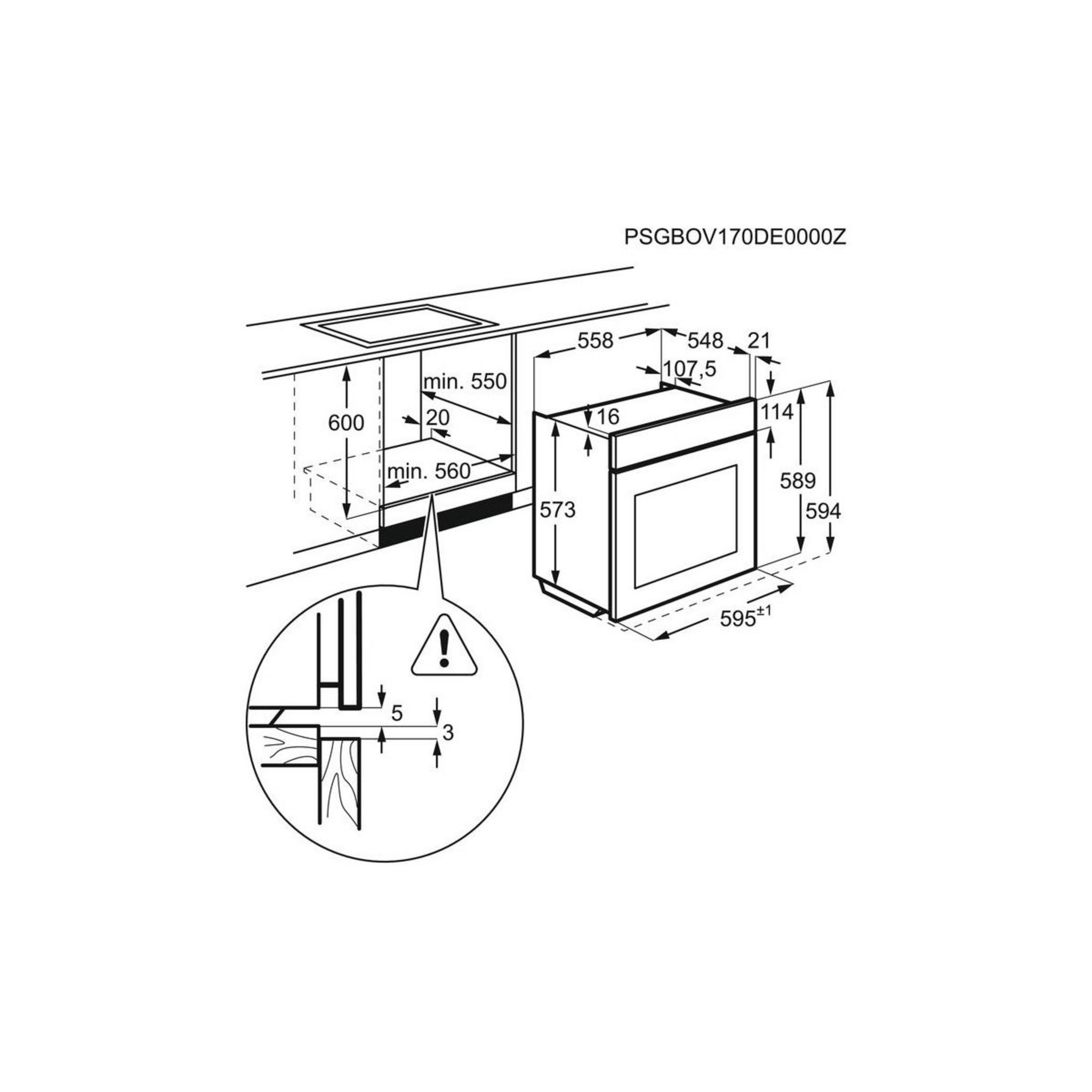 Электрический духовой шкаф Electrolux EOB 53434 AX