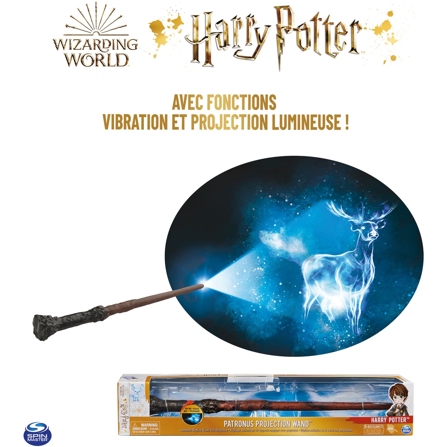 Spin Master Baguette Magique Deluxe Harry Potter Wizarding World