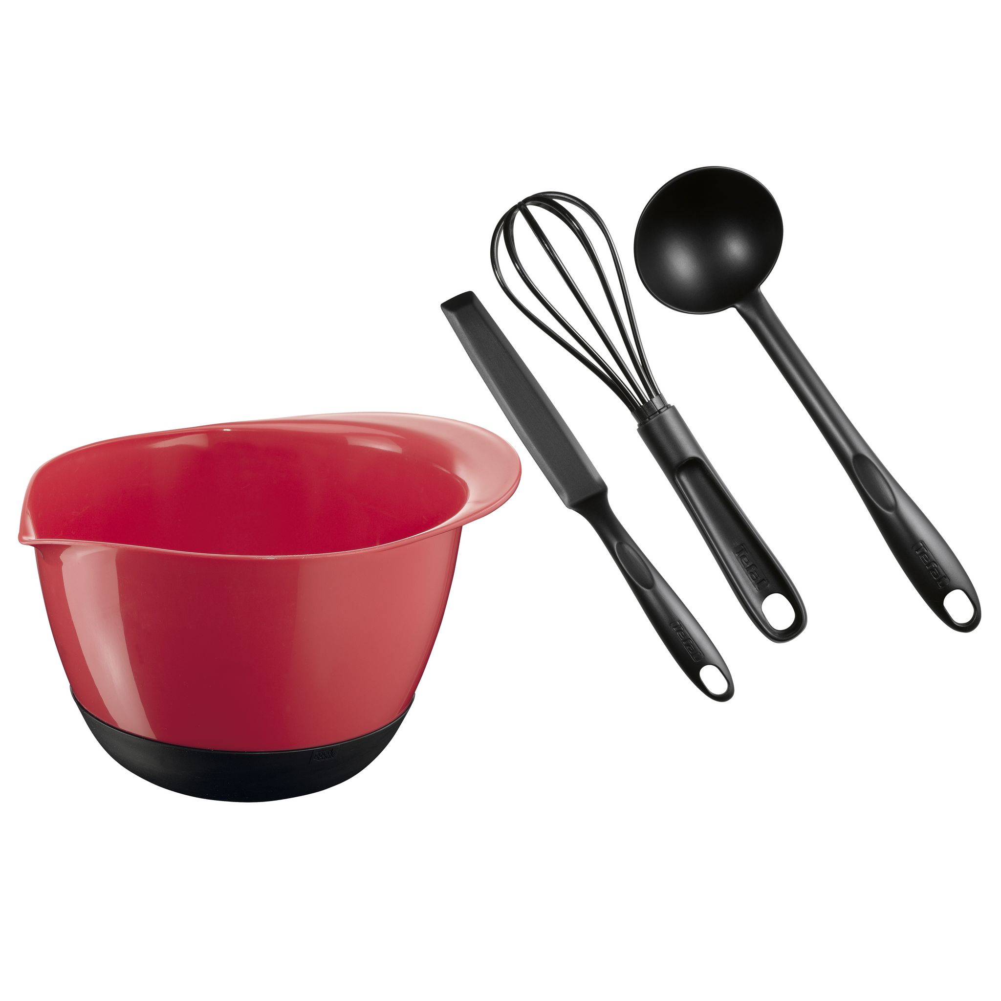 Set spatule et tartineur à crêpes Tefal en silicone Rouge - Achat