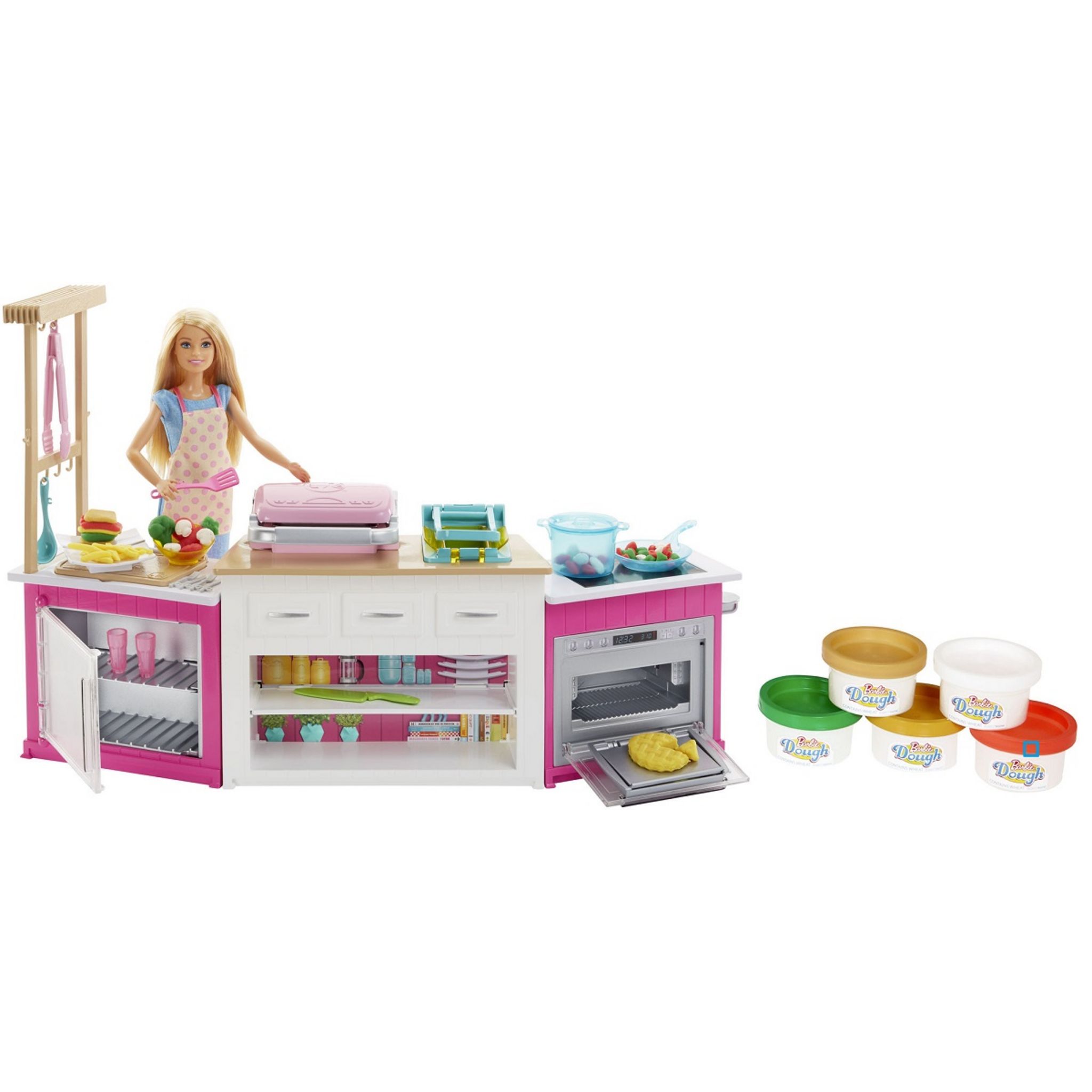 BARBIE Coffret cuisine a modeler Barbie pas cher Auchan