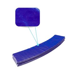 Coussin de protection des ressorts pour Trampoline 14Ft / 427 cm - Bleu Intense - PE