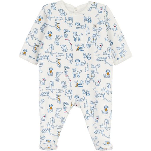 Pyjama bébé chiens en Molleton - Petit Bateau – Comptoir des Kids