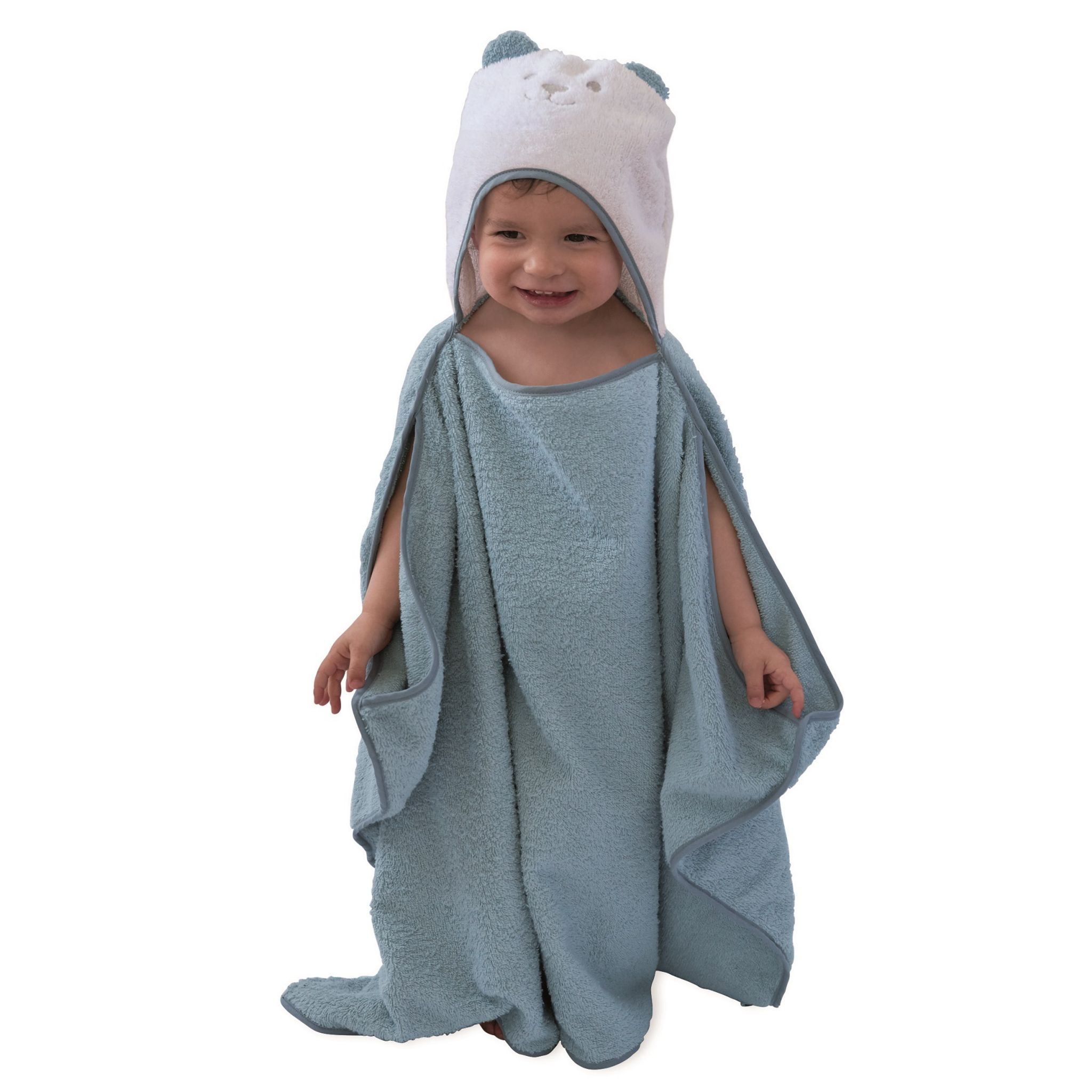 Tineo Cape De Bain Bebe 2 En 1 En Eponge Absorbante Pas Cher A Prix Auchan