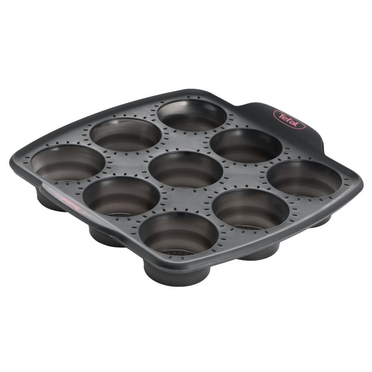 ACTUEL Moule à muffins x 9 en silicone 7 cm de diamètre pas cher