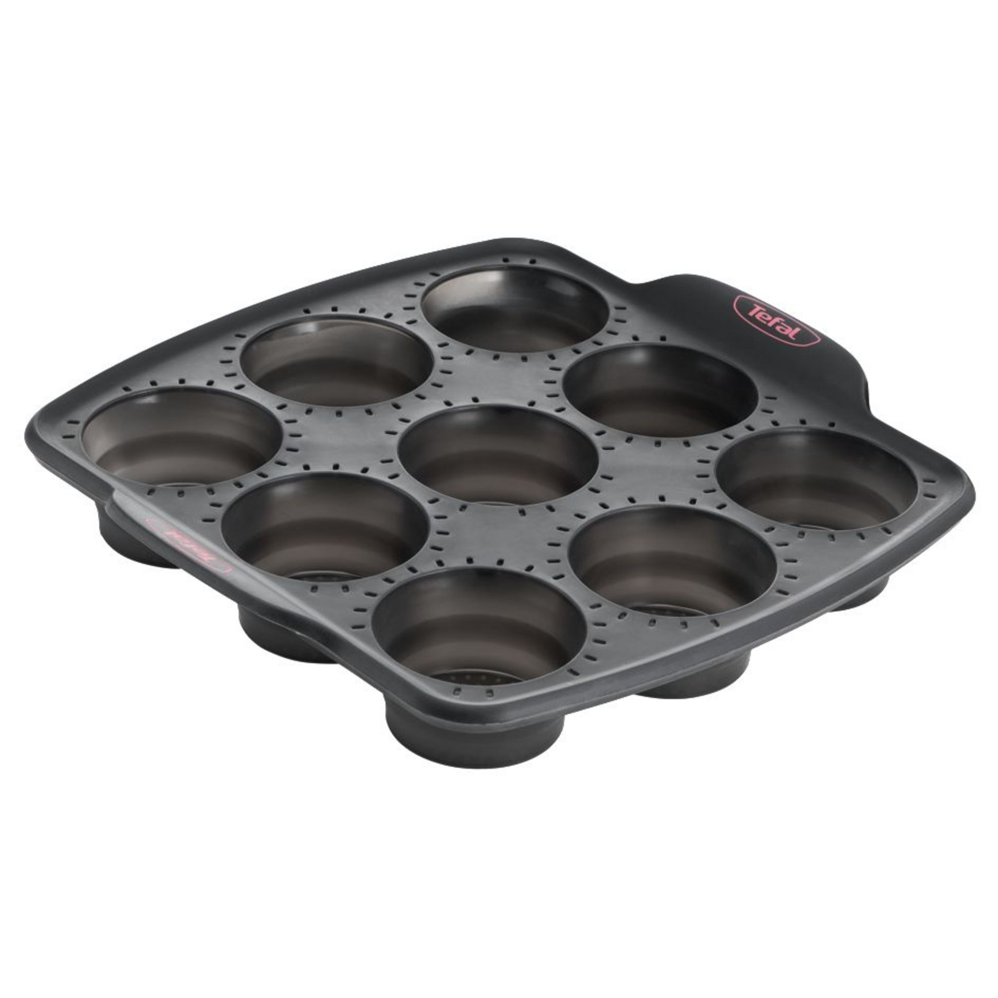 TEFAL Plaque 9 muffins rétractable CRISPYBAKE silicone pas cher 