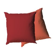 BLANREVE Lot de 2 oreillers confort moelleux bicolore en microfibre  (Orange)