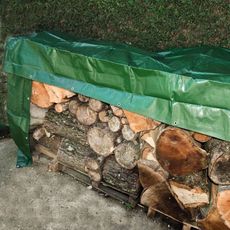 Bâche à bois 240 g/m2 verte Werkapro 2 x 8 m