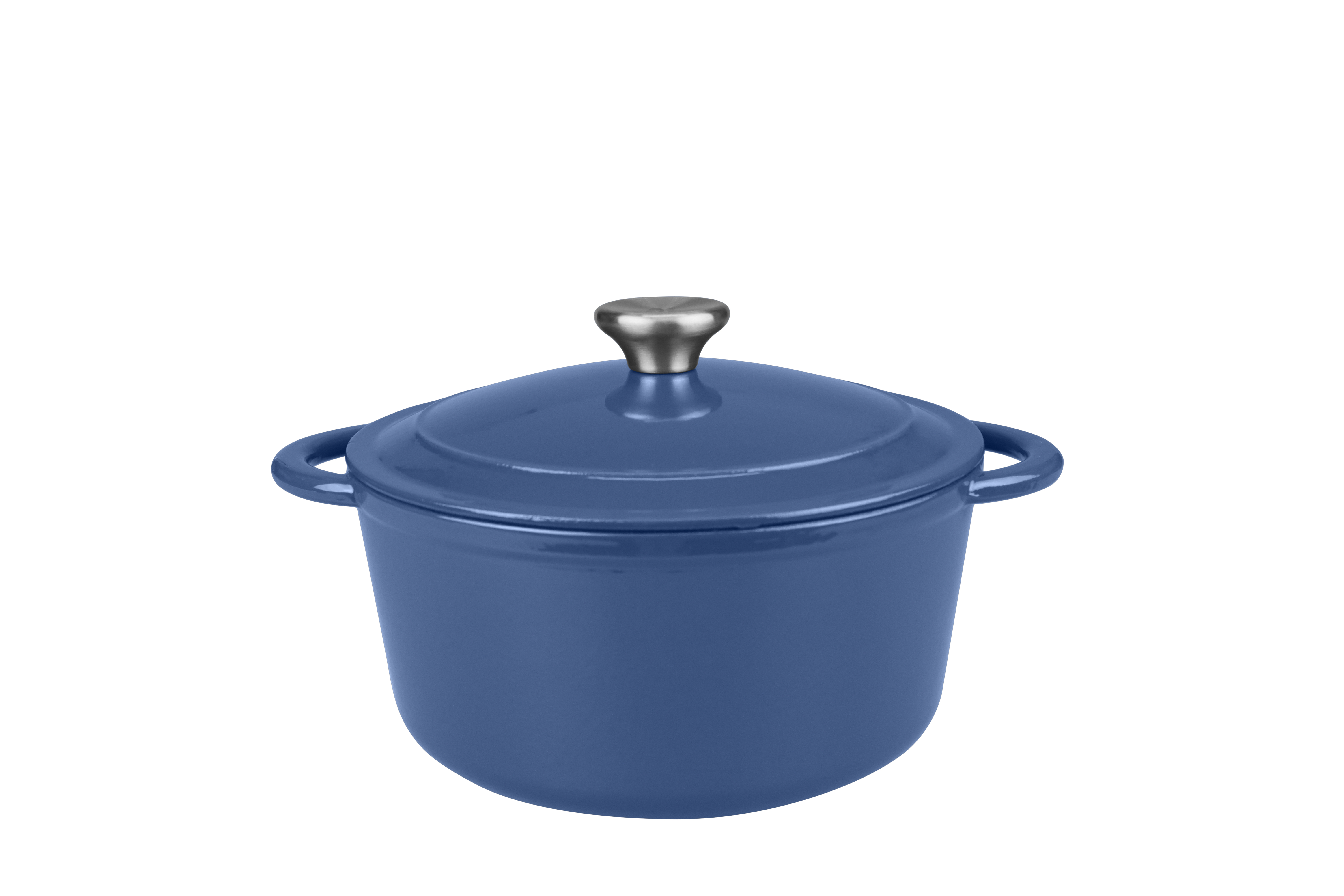 CREALYS GOURMET Cocotte ovale en fonte d'acier émaillée - L 37 cm