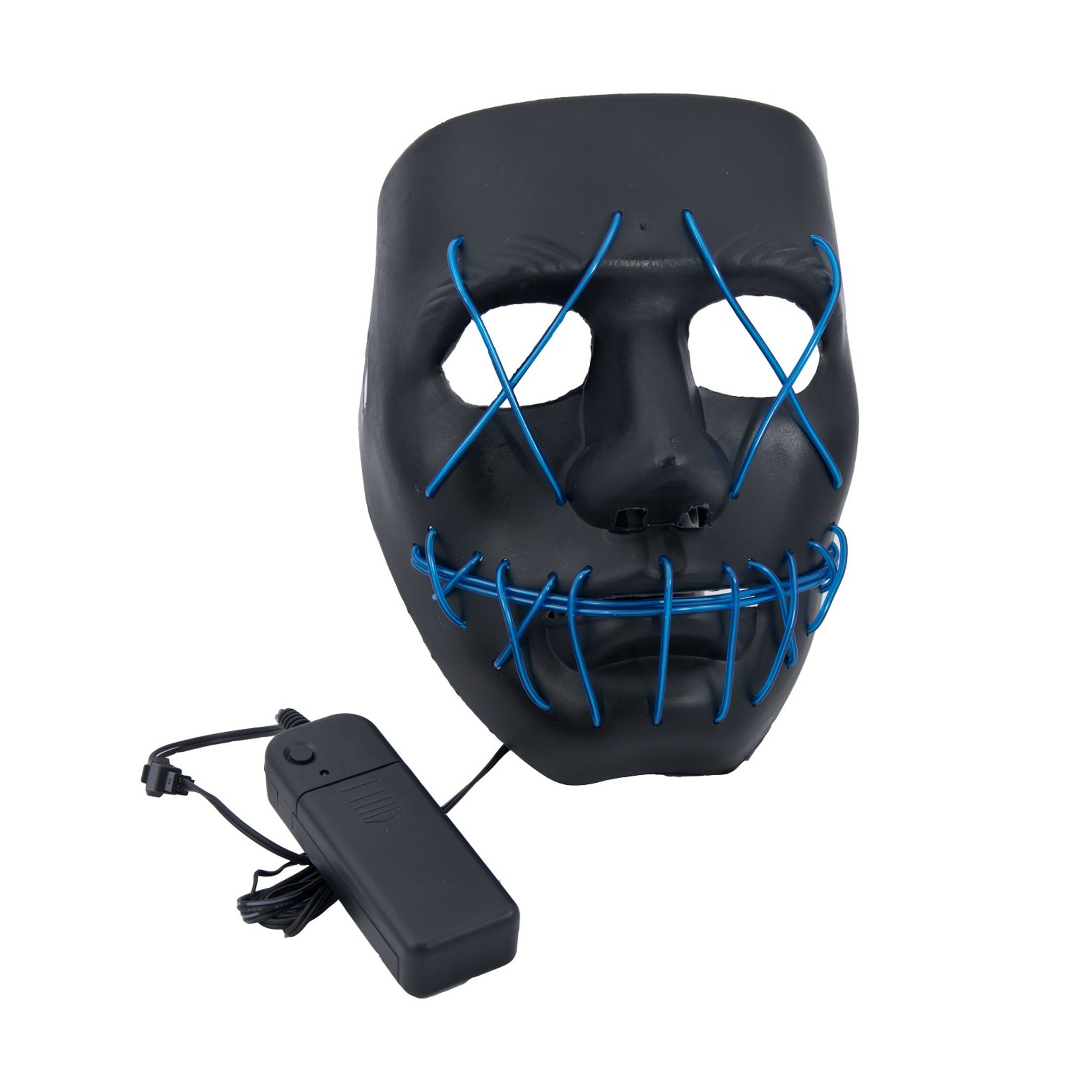 Masque led lumineux bleu adulte : Deguise-toi, achat de Masques