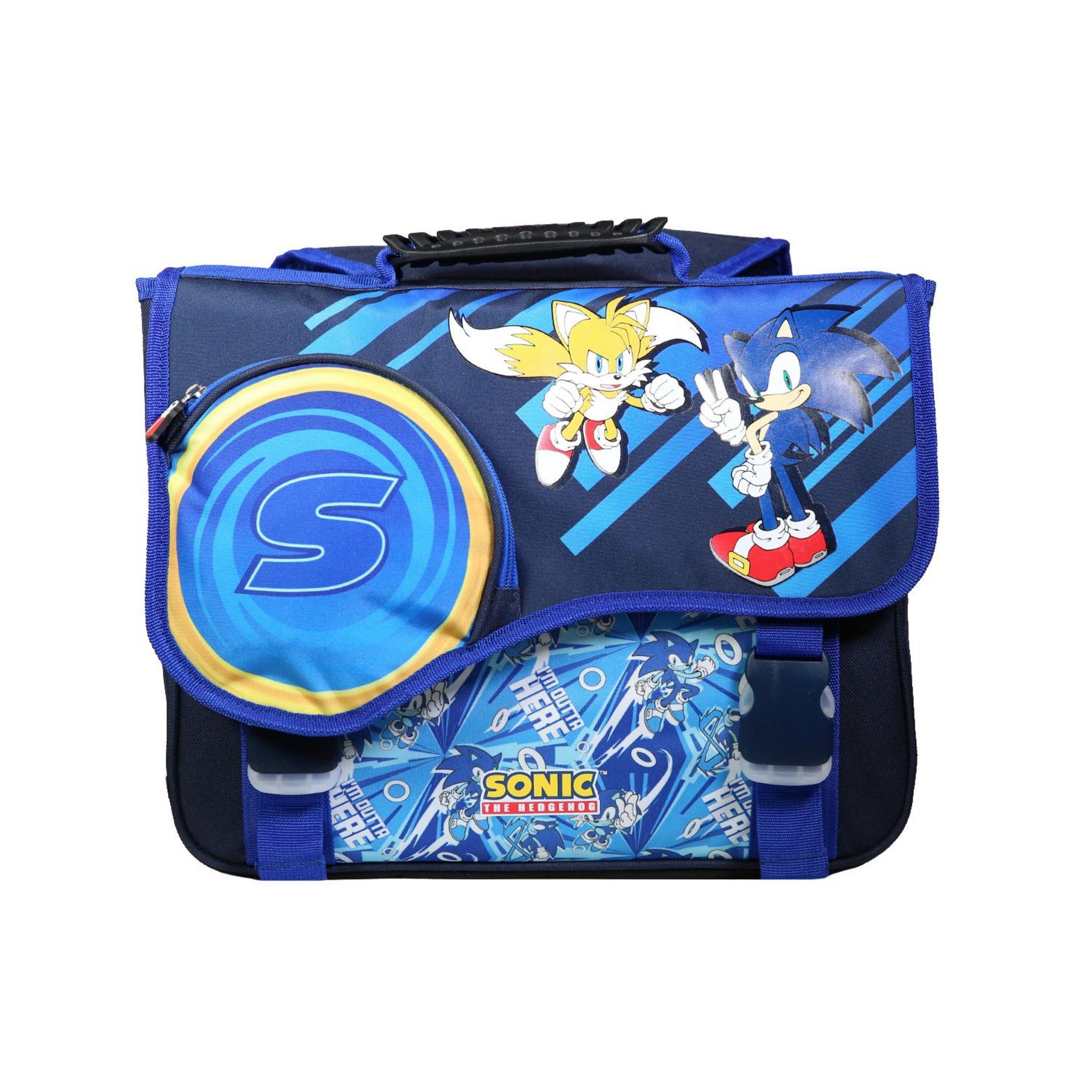 Bagtrotter BAGTROTTER Cartable 38 cm Sonic Bleu pas cher Auchan.fr