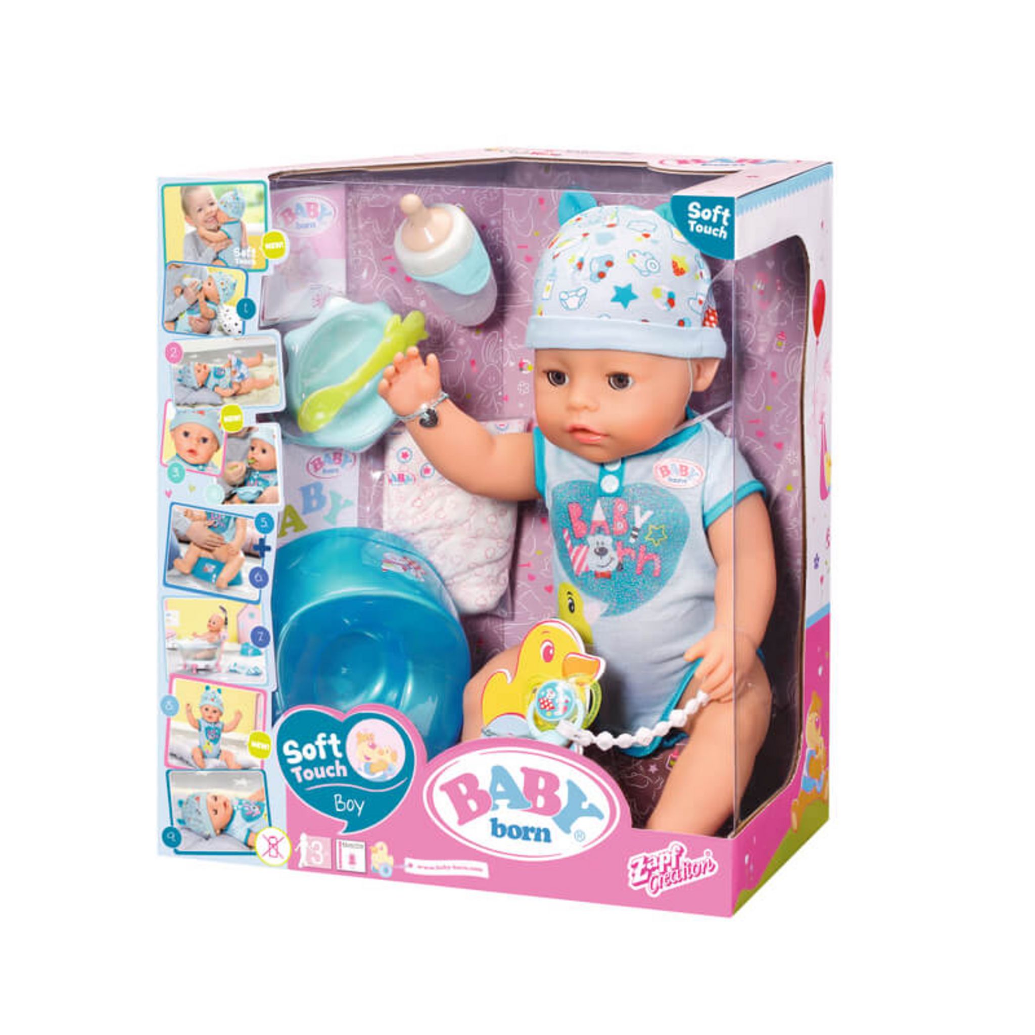 Poupon Interactif - Baby Born Garçon - 43 Cm à Prix Carrefour