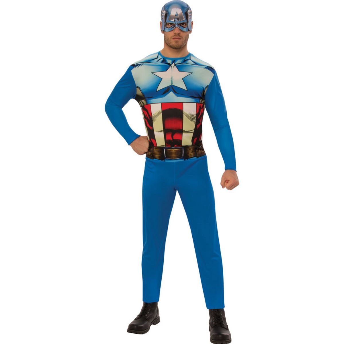 Marvel Déguisement Classique Captain America - Adulte - L