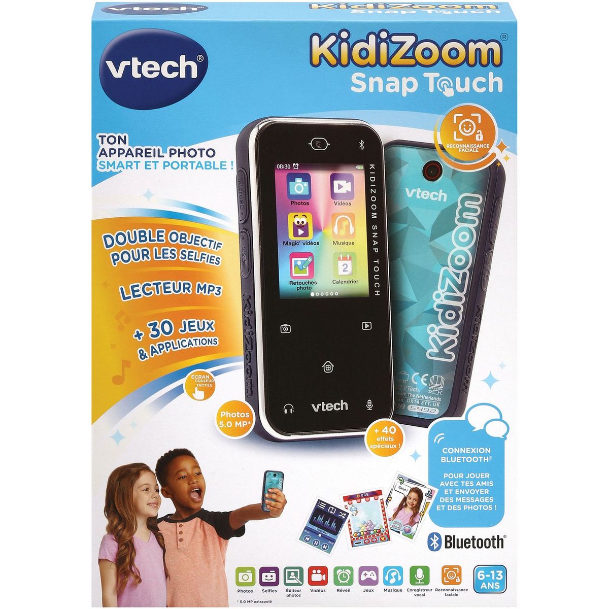 VTECH Kidizoom Snap Touch bleu 