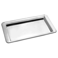 Plat inox forme rectangulaire 37X27 cm