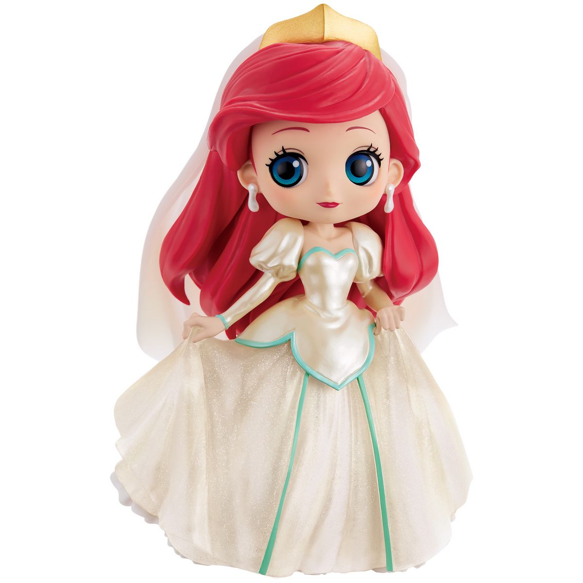 BANDAI Figurine Disney Princesses Ariel la petite sirène 14 cm pas