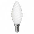 FOX LIGHT Ampoule LED-S19 Filament Flamme opaque torsadée CA35 - E14 - 4W - 4 000K - 425Lm