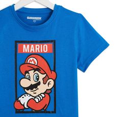 MARIO  T-shirt manches courtes garçon (bleu)