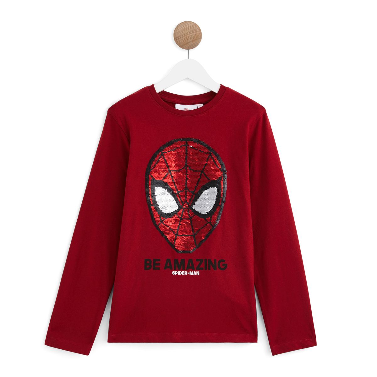 spiderman sequin t shirt