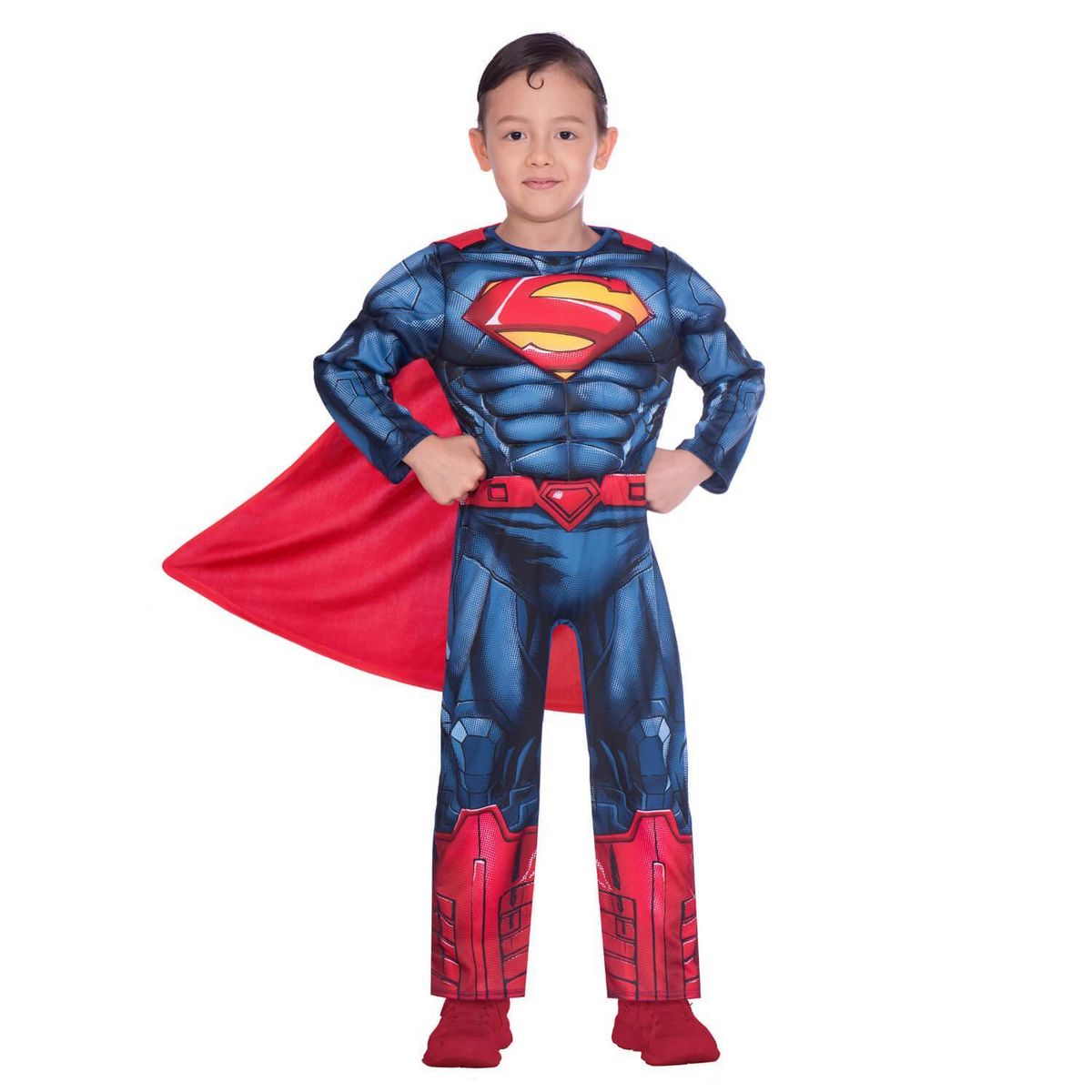  Déguisement classique Superman : Garçon - 4/6 ans (104 à 116 cm)