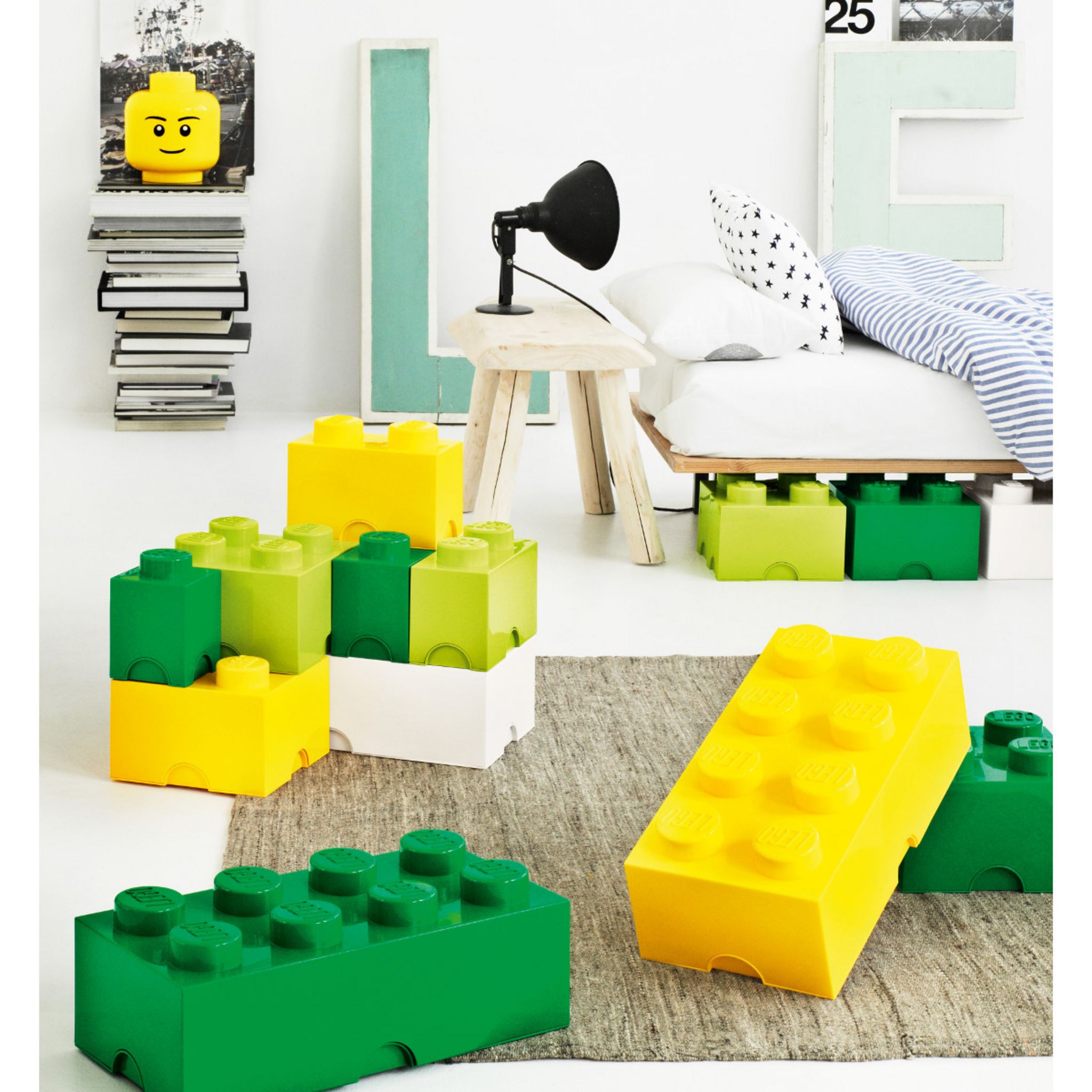 LEGO Brique rangement empilable 8 plots pas cher 