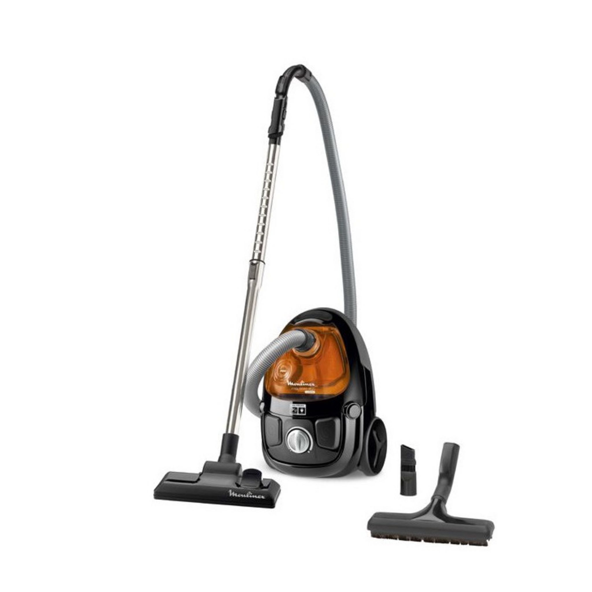 MOULINEX Aspirateur sans sac Ergo cyclonic noir orange MO5345PA