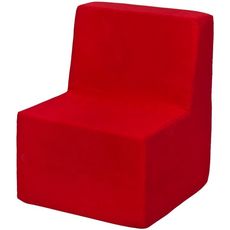  Chaise fauteuil pouf pour chambre d'enfant  rouge