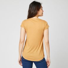 IN EXTENSO T-shirt manches courtes beige femme (Beige foncé)