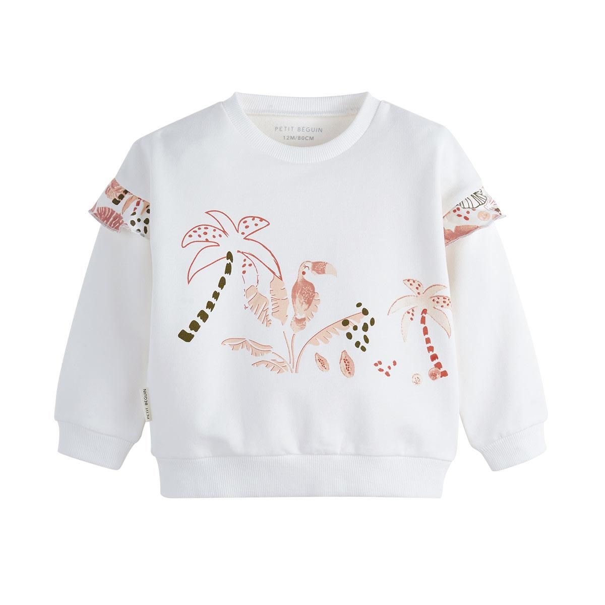 Petit Béguin Sweat-shirt bébé fille Para