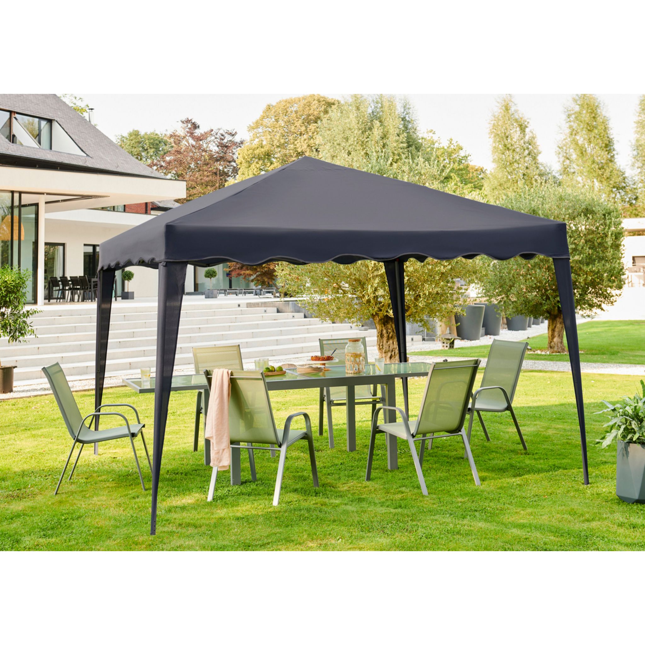 Tonnelle pliante Premium Apertus 3x3, tente de jardin pop up