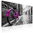 paris prix tableau imprimé vintage pink bike