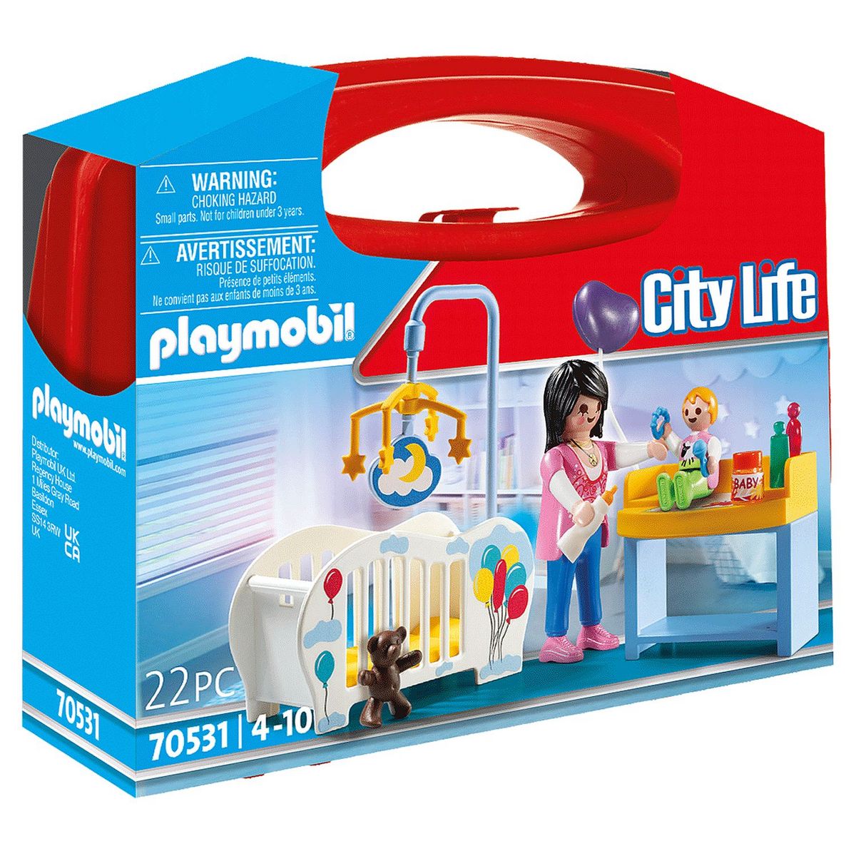 PLAYMOBIL 70531 - City Life - Valisette Chambre de bébé