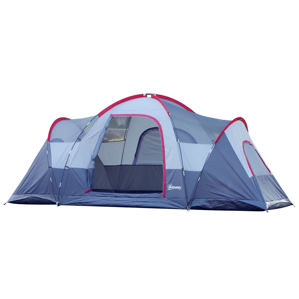 2m en toile Tente pyramidale de camping de grande tente tipi pour 1 à 2  personne