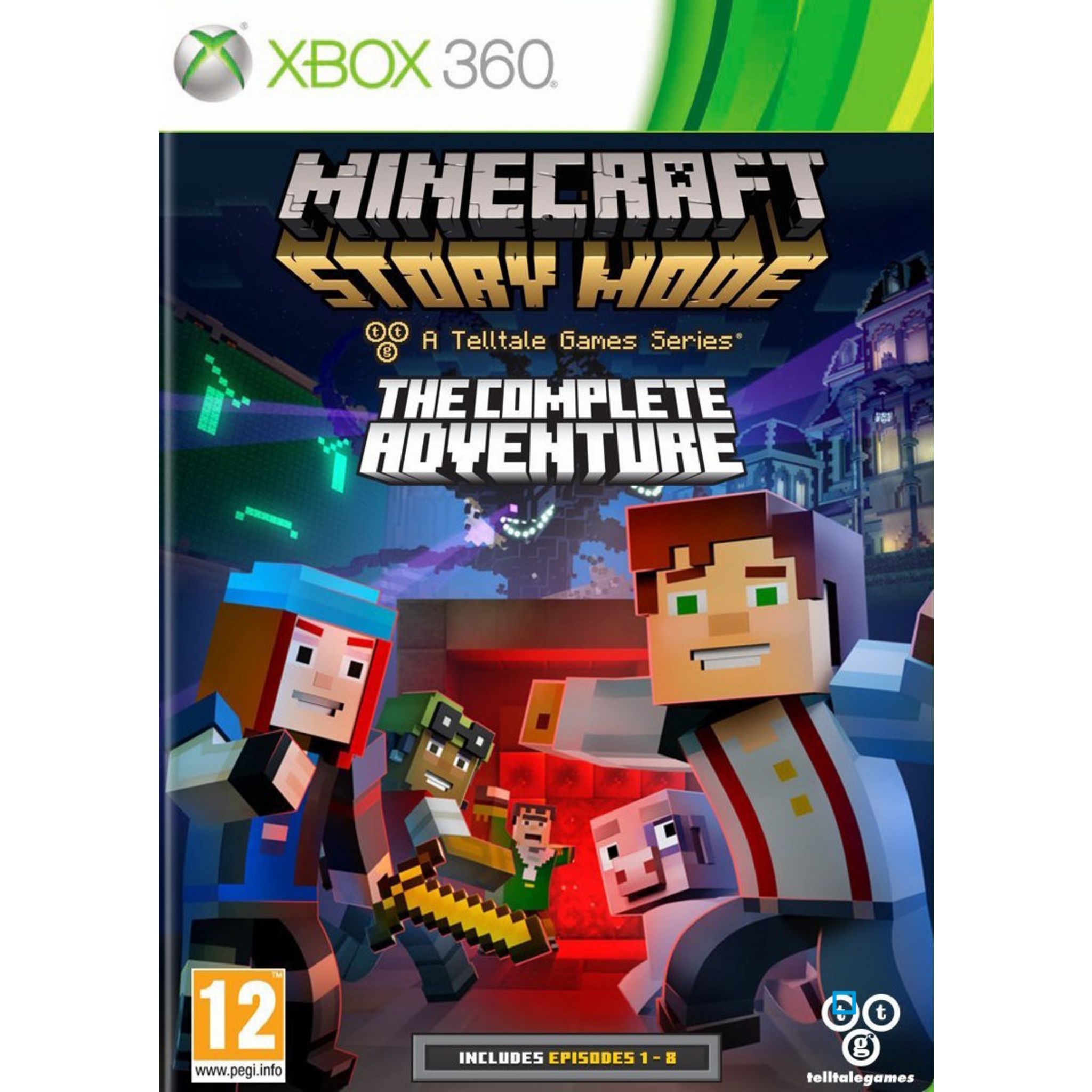 ontwikkelen Deskundige tafel Minecraft Story Mode - The Complete Adventure Xbox 360 pas cher - Auchan.fr