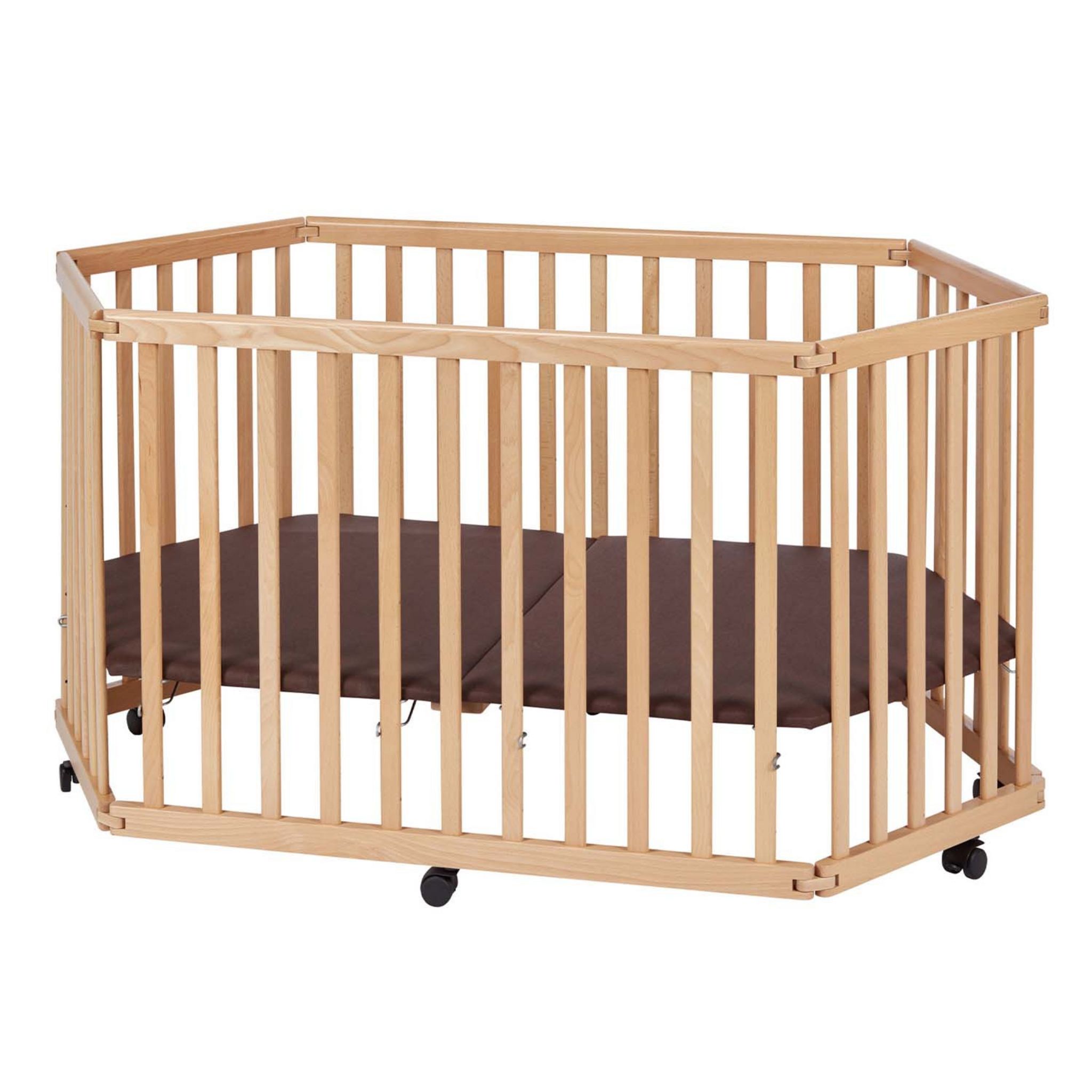 Achetez Tissi Parc bébé pliable, Bois naturel chez  pour 252.99 EUR.  EAN: 0722348416885