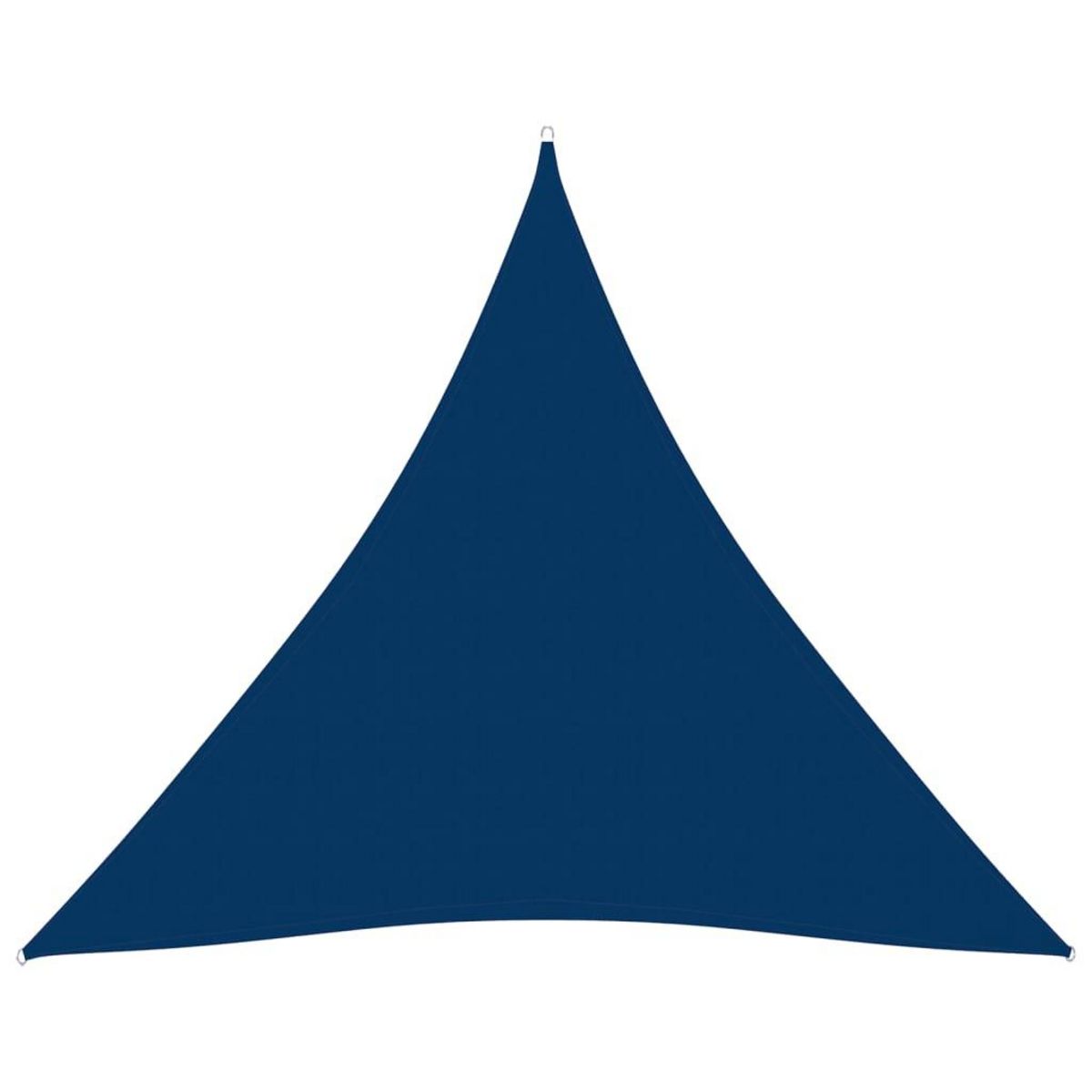 VIDAXL Voile de parasol Tissu Oxford triangulaire 4x4x4 m Bleu