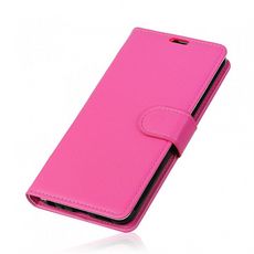 amahousse Housse rose pour Sony Xperia XA2 étui grainé languette aimantée