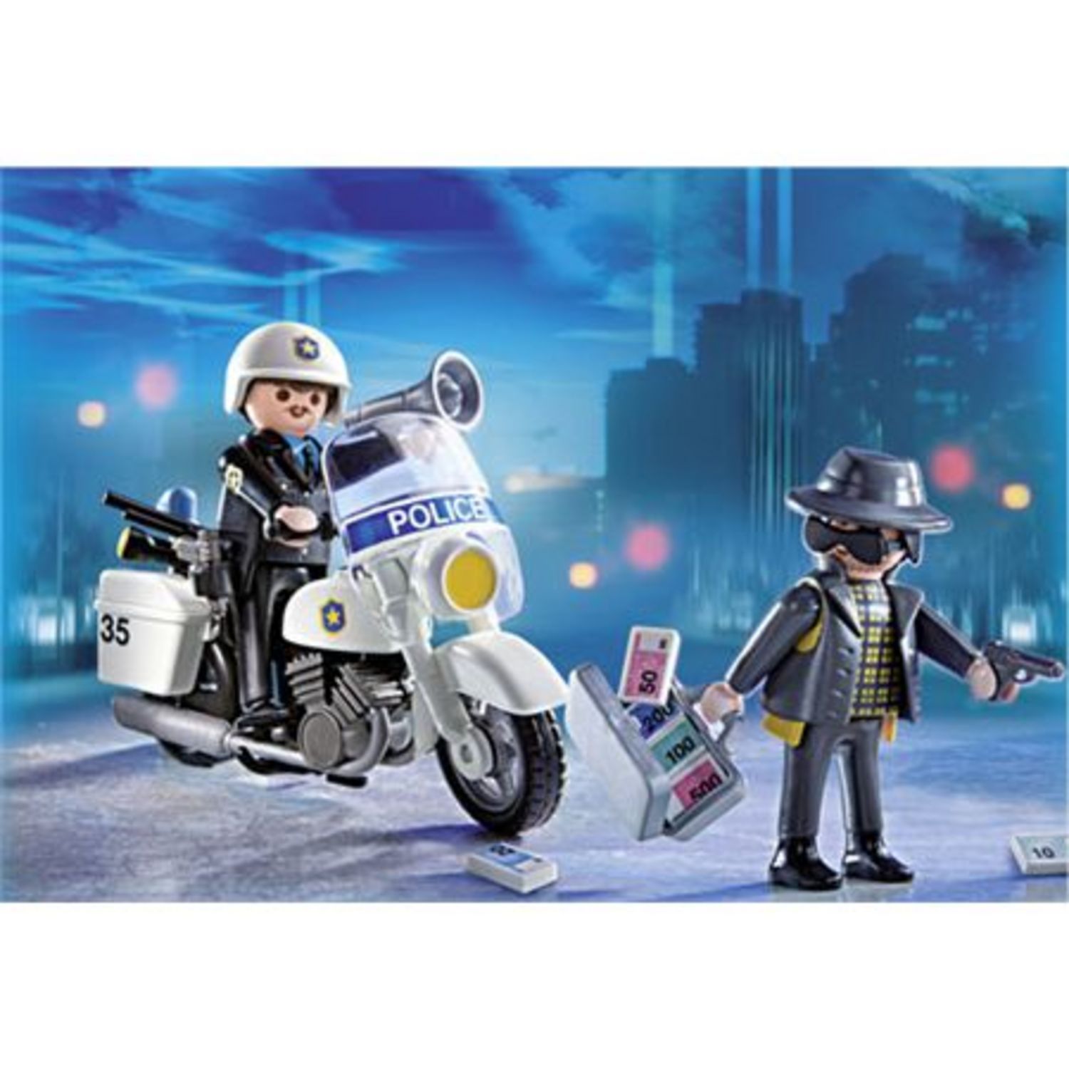 Playmobil - Valisette policier et voleur - 5891 - Playmobil - Rue