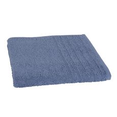 Drap de bain uni en coton 450gr/m² ALIX (Bleu )
