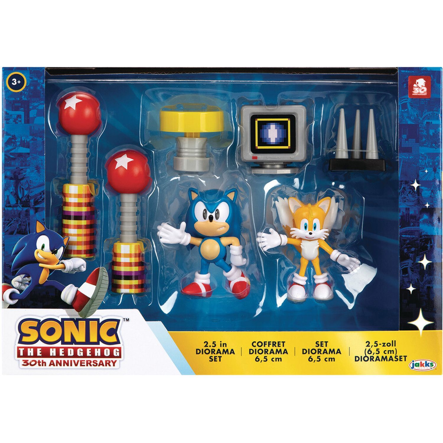 JAKKS PACIFIC Sonic - Coffret Diorama Sonic pas cher 