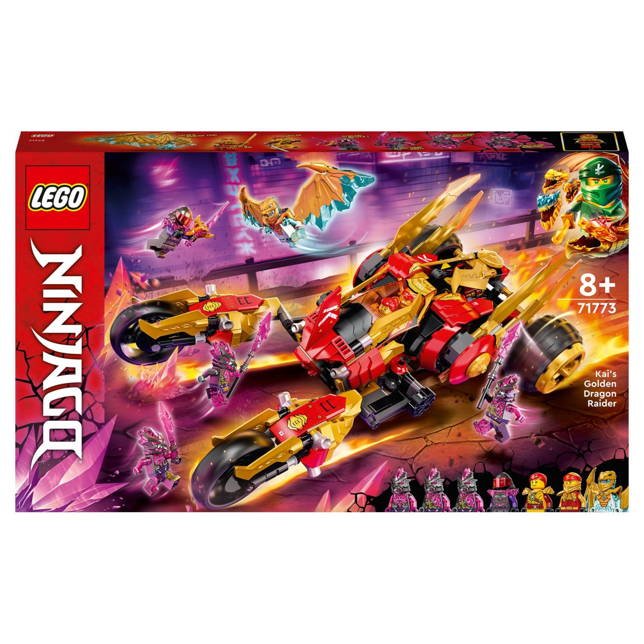 LEGO NINJAGO 71790 - Le Chien de Combat Dragon Imperium, Jouet de