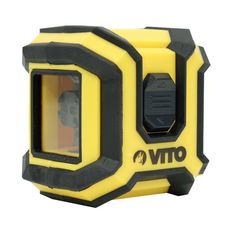 VITO Pro-Power Niveau laser de chantier Croix horizontale et verticale VITO POWER - Portée de 10 m Précision 0,5 mm -