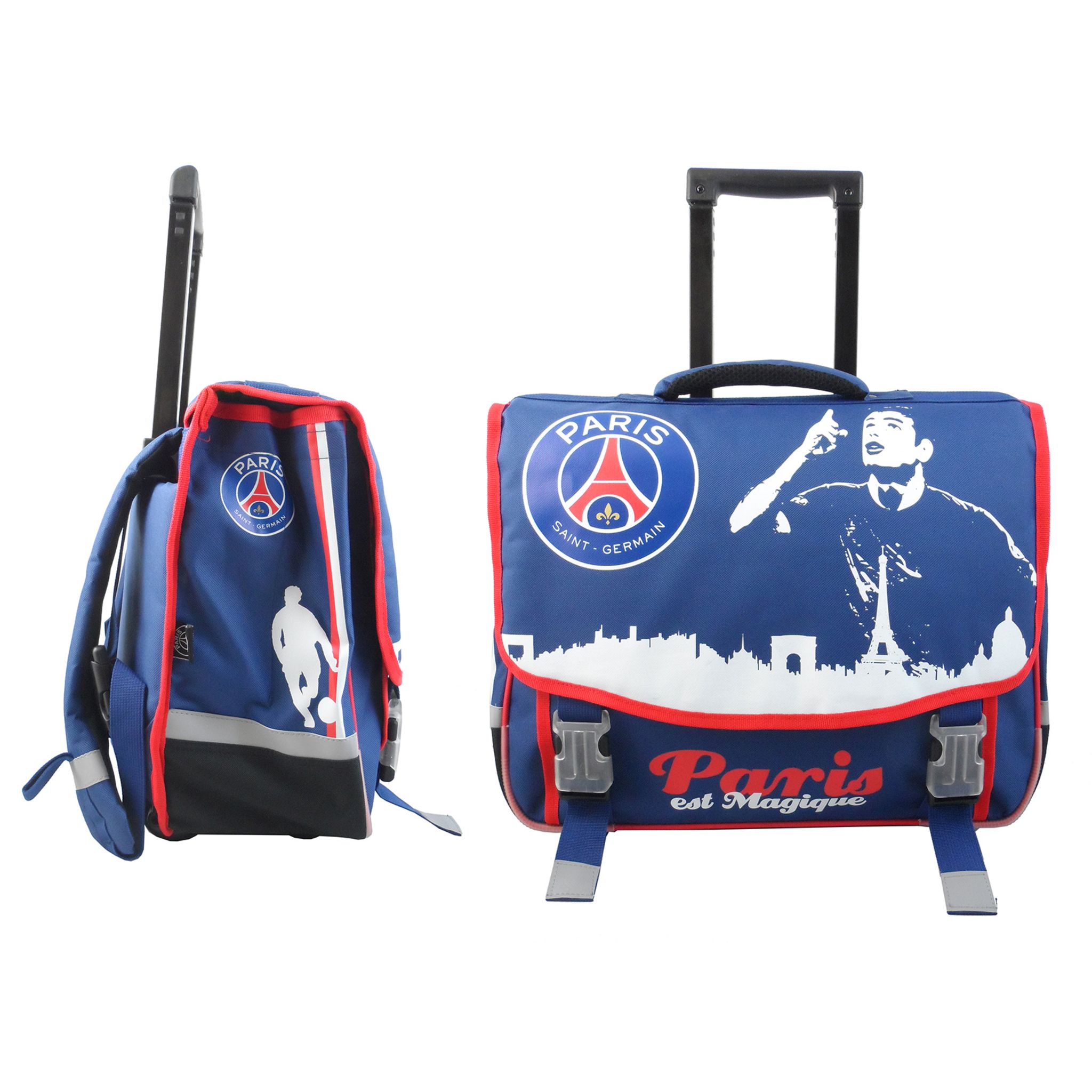 Cartable a roulette 41 cm Paris Saint Germain pas cher Auchan