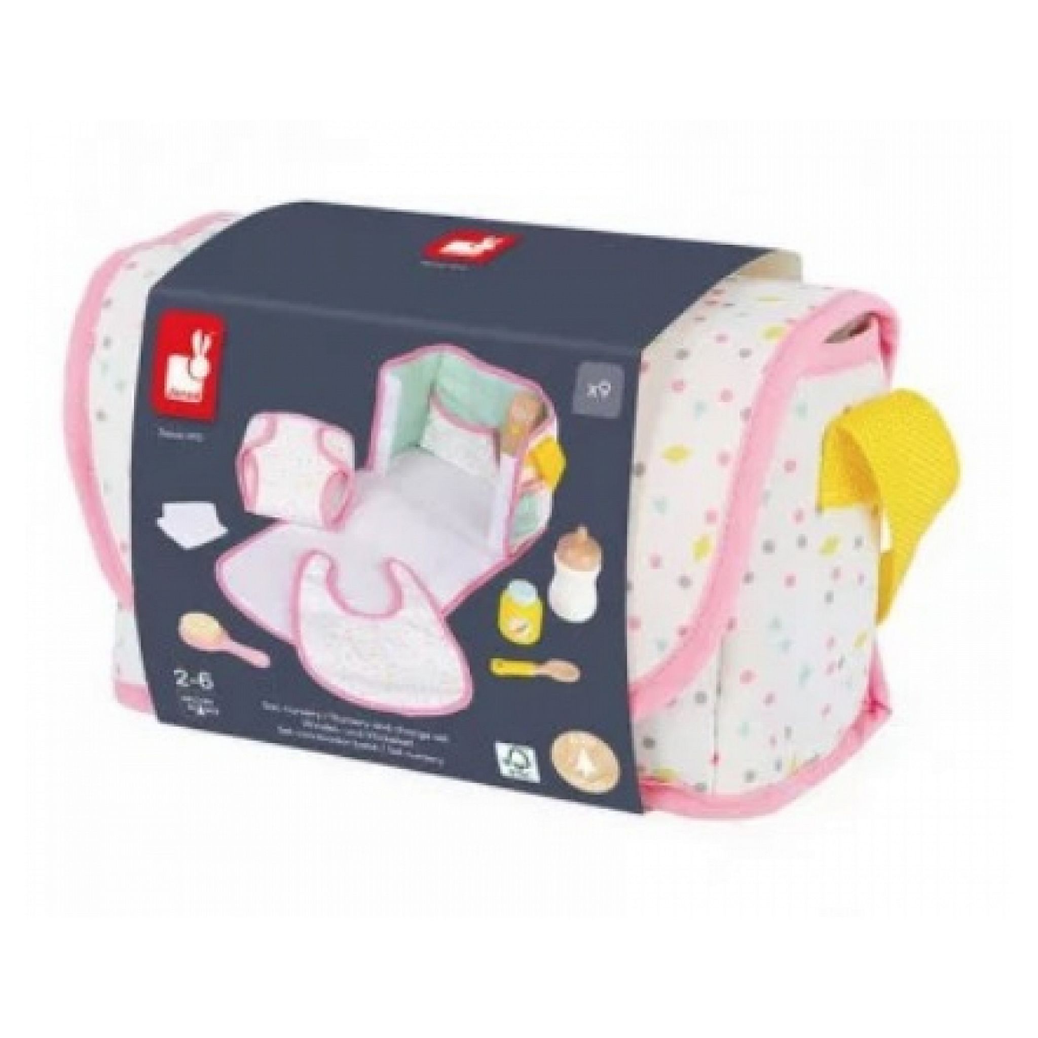 A partir de 3 ans, Valisette Crèche de Noël, Poupon Dalhia Purple, Sac à  langer pour poupée, Enssemble 3 pièces pour poupée 38cm, Ensemble pour  poupée de 21 cm