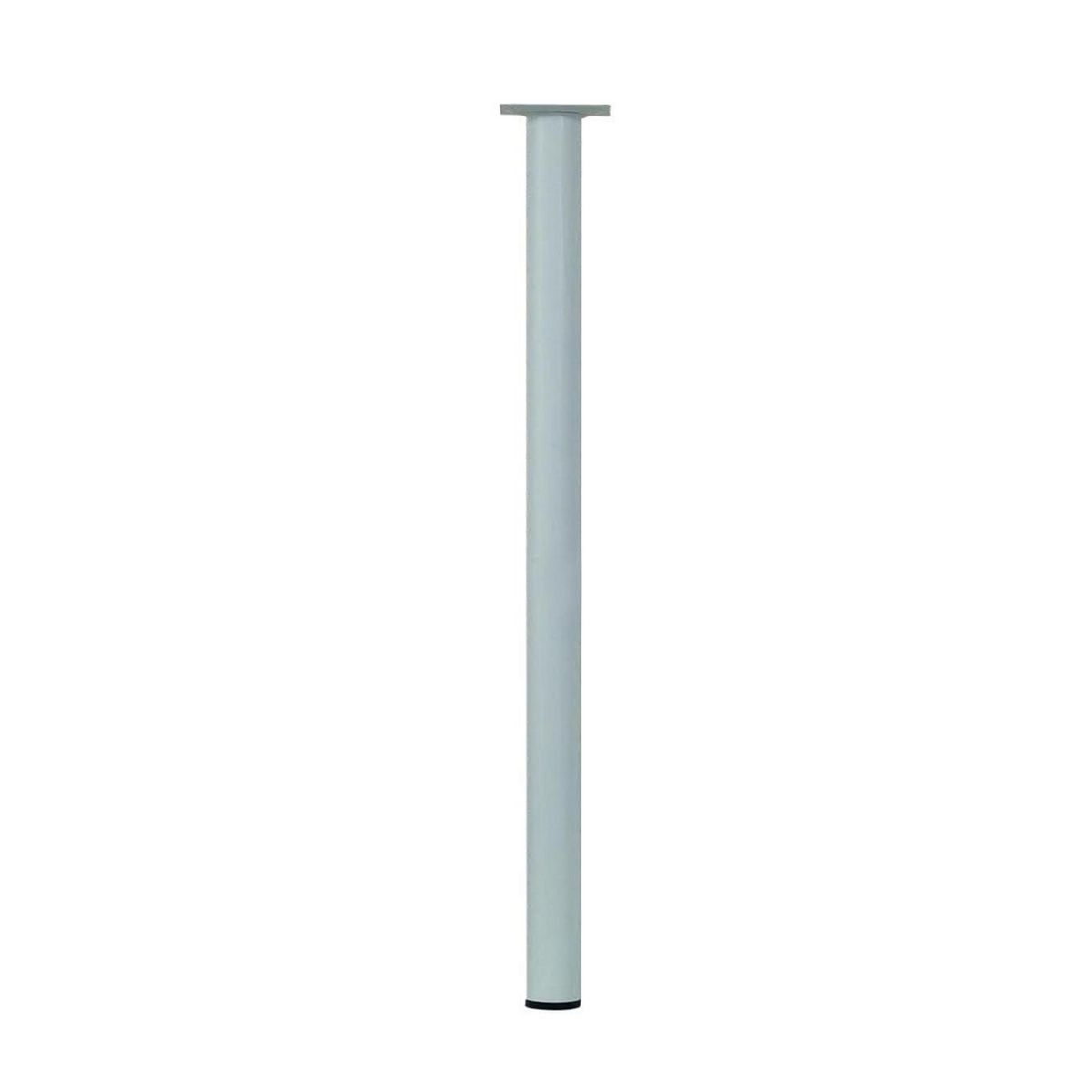 CENTRALE BRICO Pied de table basse cylindrique fixe acier époxy blanc, 70 cm