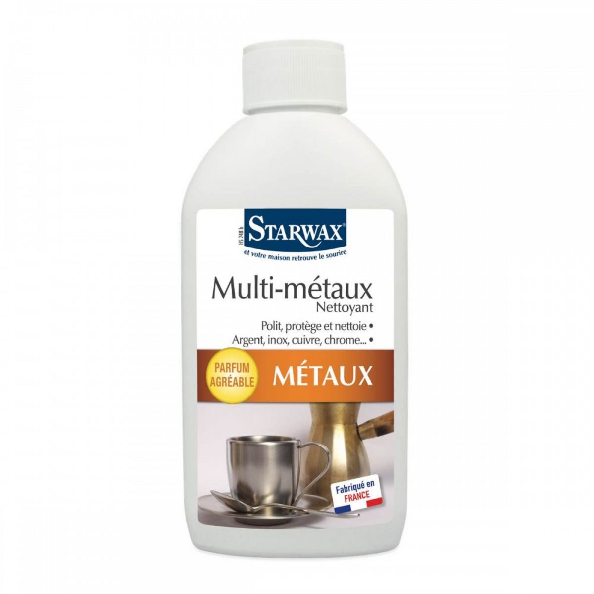 Starwax Nettoyant multimétal STARWAX, incolore, 250ml liquide, 250 ml
